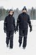 WAHLSTEN EUXE MEN'S WINTER TRAINING TROUSERS, BLACK